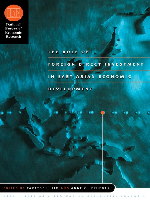 Cover image for The Role of Foreign Direct Investment in East Asian Economic Development